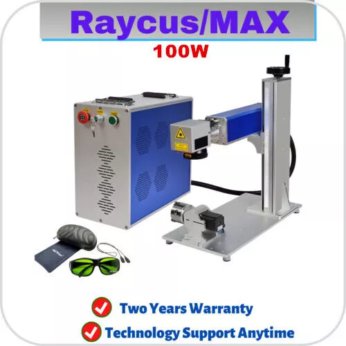 100W 50W 30W 20 Fiber Laser Engraver Raycus Max Marking Machine 175mmx175mm 220V