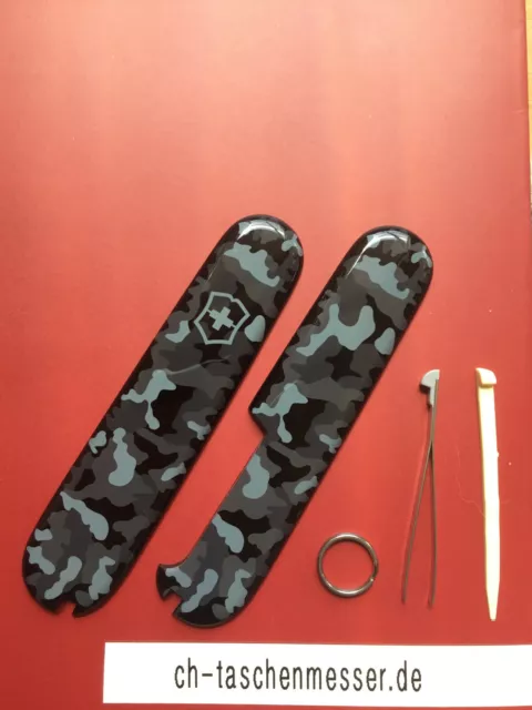 Victorinox Schalen NAVY camouflage Ersatzteil schweizer Taschenmesser 91mm Set