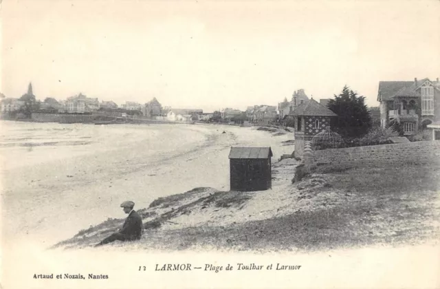 Cpa 56 Larmor Plage De Toulbar Et Larmor