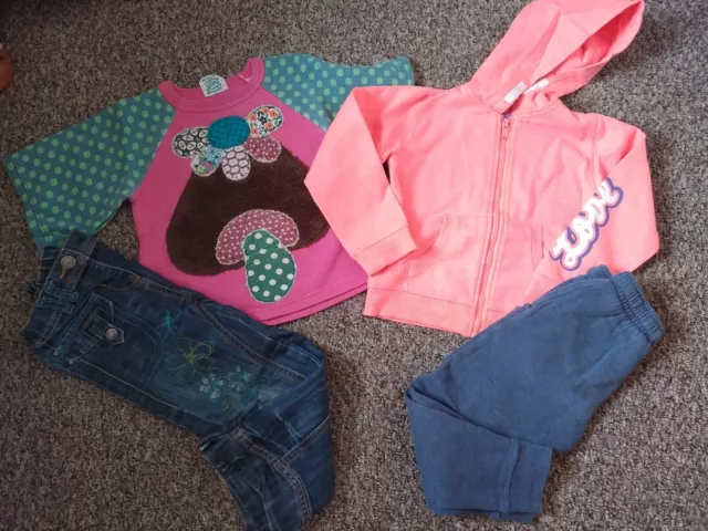 Girls playwear Outfits Bundle tops & Next bottoms 3-4 years