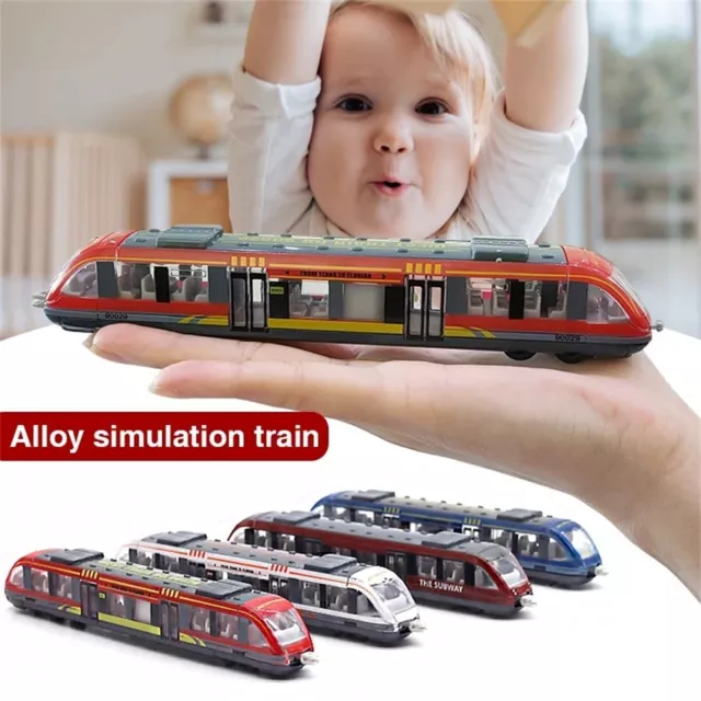 Toys Underground Diecast Train Toy Simulation Train Toy High Speed Rail