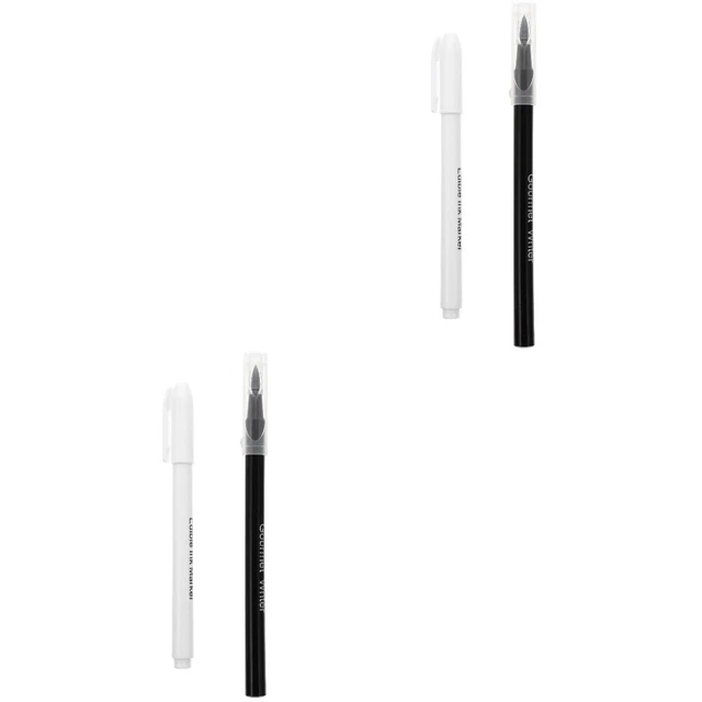 4 Pcs Penna Commestibile A Punta Fine Matite Bianche Matita Colorata