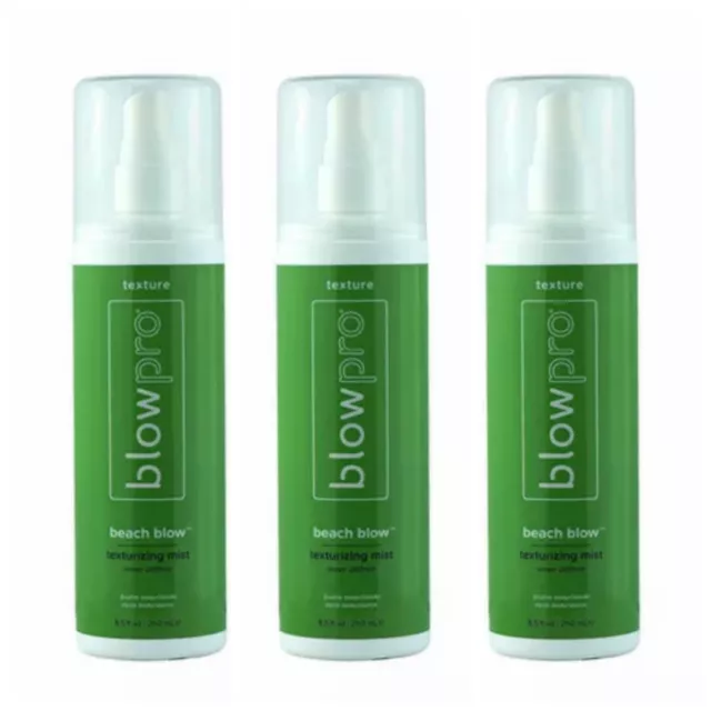 LOT 3 PACK BlowPro Beach Blow Texturizing Mist Wave Definer 8.5oz NEW Pro Hair