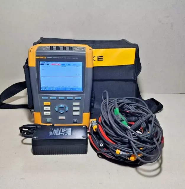 Fluke 438-II Séries 2 Puissance Qualité Et Énergie Analyseur W/Moteur en Option
