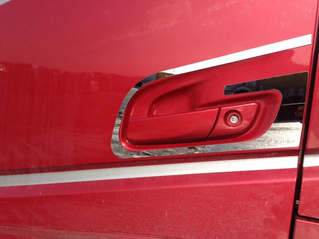 6 Pezzi - Acciaio Inox Maniglia Telaio + Piatto Trügriff App. Adatto per Volvo