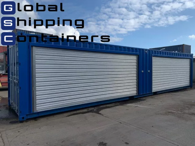 40ft X 8ft New Roller Shutter Shipping Container Plymouth Area £9950