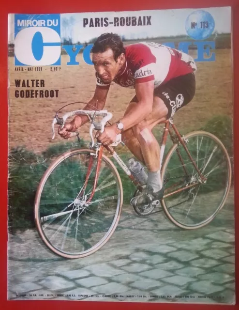 1969 miroir du cyclisme n°113 PARIS ROUBAIX GODEFROOT TOUR DES FLANDRES MERCKX