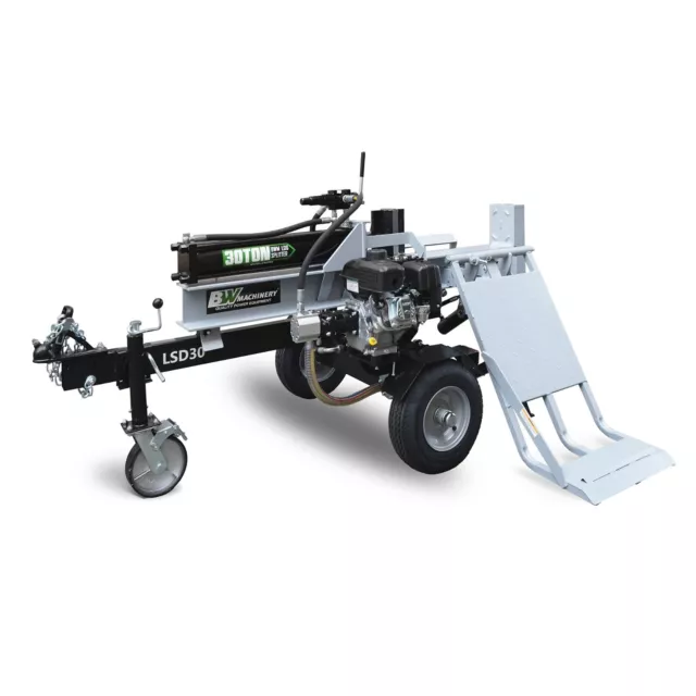 BWM LSD30 30Ton Deluxe Series Log Splitter with Lifter, Briggs Stratton Engine