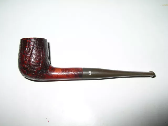 pipe en bruyère droite sablée  marquée  GEORG JENSEN MADE IN DENMARK   estate