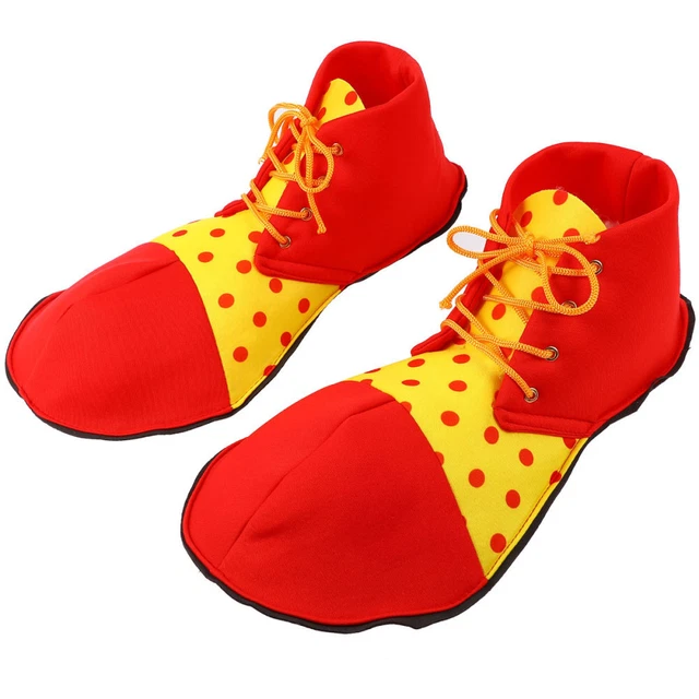 Scarpe da clown da signorina spaventose scarpe da clown di Halloween