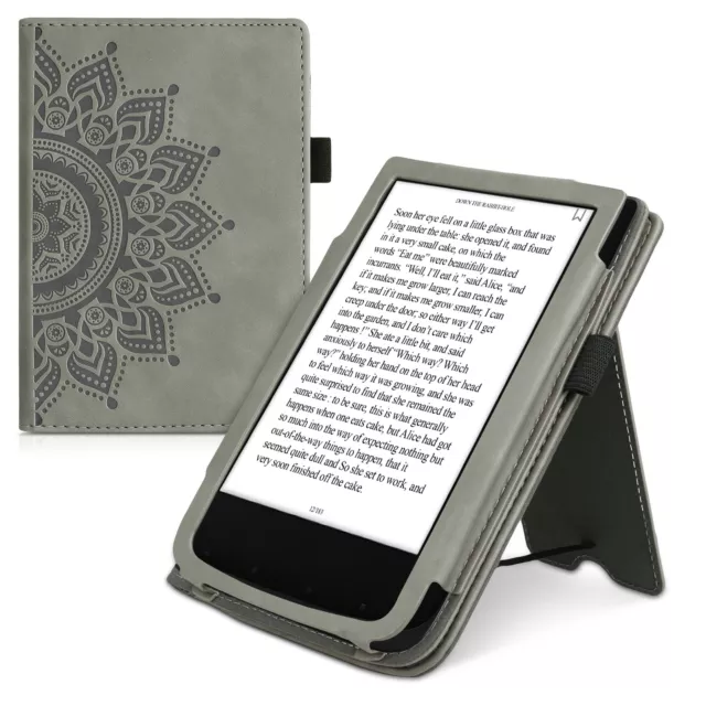 Étui rabattable en simili cuir pour Pocketbook Touch Lux 4 Lux 5 Touch HD 3