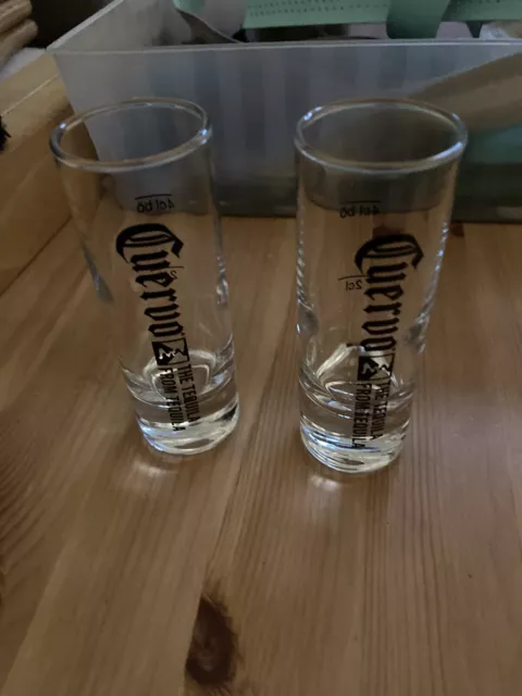 Jose Cuervo Glas Tequila Shot  Schnapsglas 2 cl und 4 cl Gläser Stamper 2x Stück