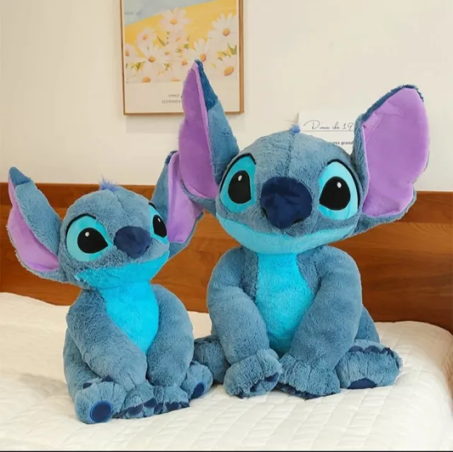 Stitch Peluche Gigante 60cm XXL Disney Con Per Adulti/Bambini