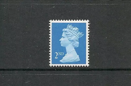 GB SG 1446 2nd CLASS R/BAND  BOOKLET STAMP IN SUPERB UNMOUNTED MINT COND'N. A1