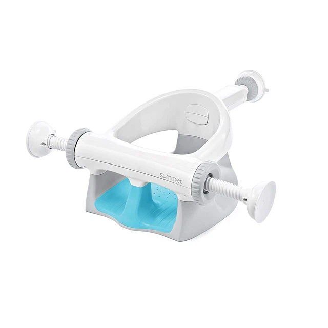 Summer My Bath Seat Soft Support (Aqua ) – Contoured Bath Seat for Children Tran