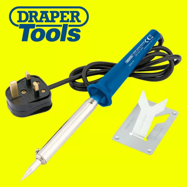 Draper 85357 100W Soldering Iron Mains Electric with Plug Electronics Automotive