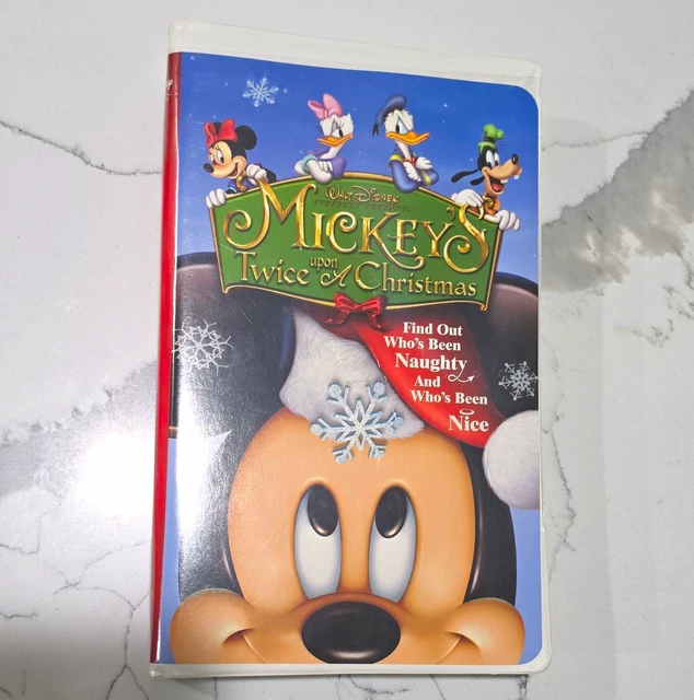 WALT DISNEY MICKEY'S Twice Upon a Christmas VHS 2004 G NTSC Clamshell £ ...