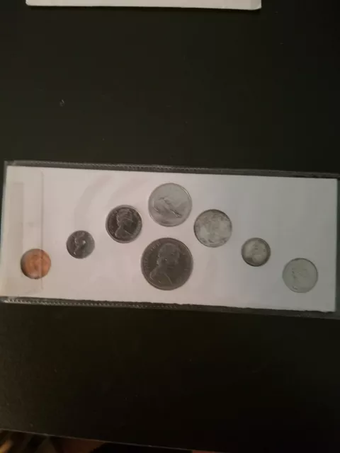 8 Coin Set 1968 Canada Coins .50 silver & Pure Nickel $1 50c 2 25c 2 10c 5c 1c 2