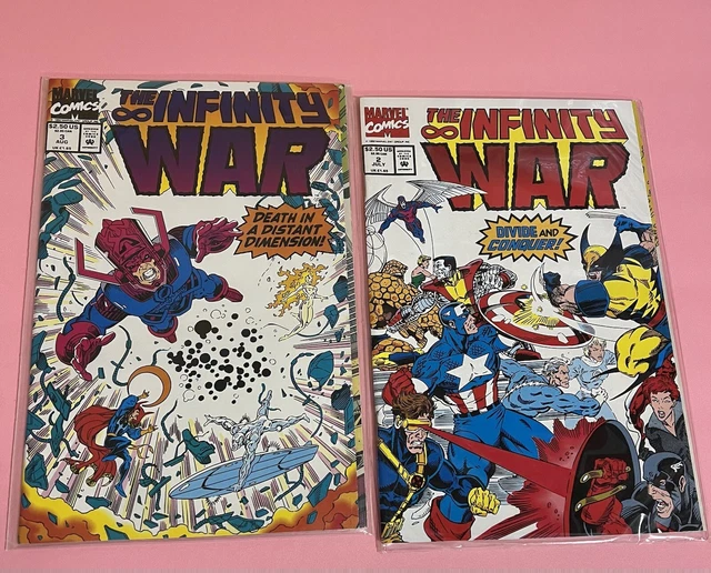 The Infinity War Issue #2 & #3 Marvel Comics 1992 Comic Book Lot