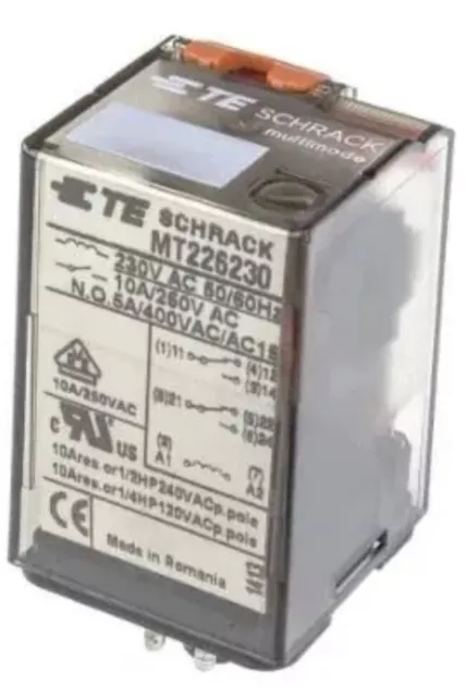 Schrack Relay,8 Pin ,MT226230.10 Amp 250v AC