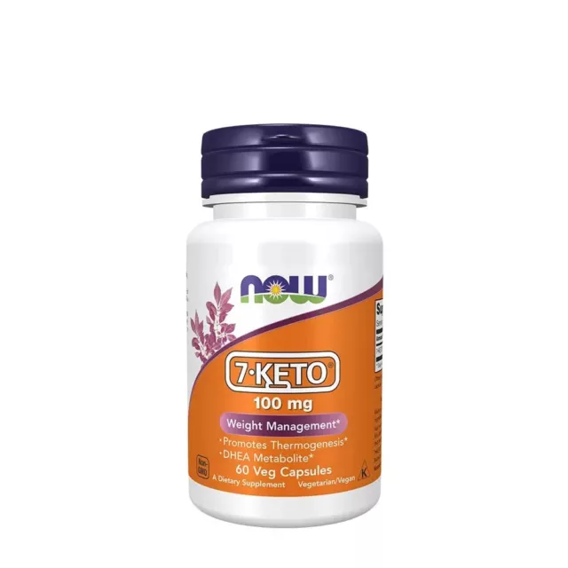 Now Foods 7-Keto 100 Mg (60 Veg Capsules)