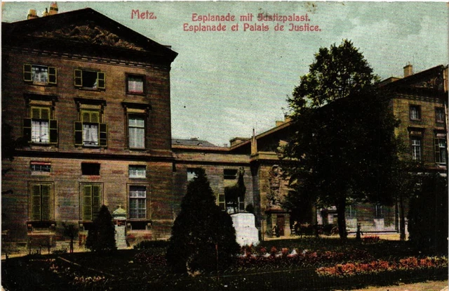 CPA AK METZ Esplanade with Palace of Justice Esplanade and Palace of Justice (454961)