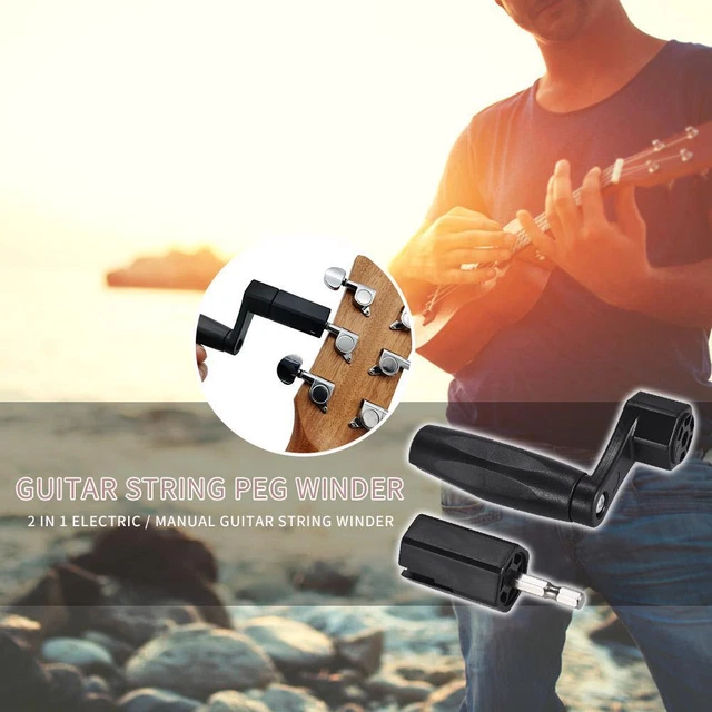 Guitar String Winder Bridge Pin Remove Peg Puller Electric Screwdriver Drill Bit