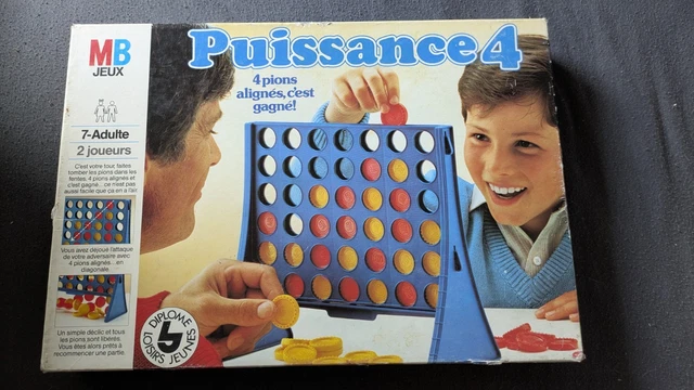 Jeu De Société Vintage Puissance 4 (TOP 4) De La Marque JEAN - édition 1979 - Occasion Rare
