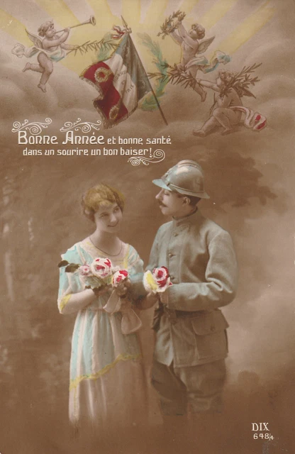 Meilleurs Voeux - Carte envoyée en 1904 et reçue en 1905 - Carte