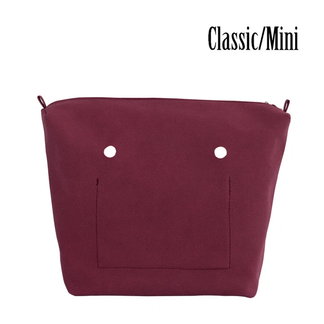 NUBUCK WATERPROOF INNER Lining Zipper Pocket for Obag Lining Insert for ...