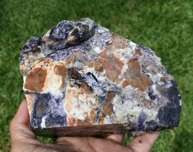 2.71 Lb Tiffany Stone Rough, Bertrandite, Opalized Fluorite (Bvc)