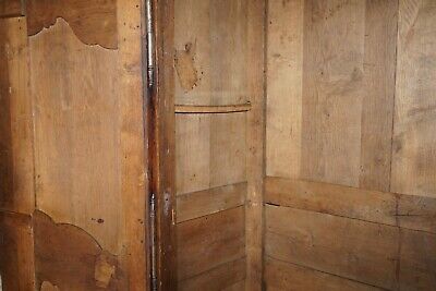 Antique 1844 Carved & Dated Large Wardrobe Armoire With Expertly Crafted Panels 11