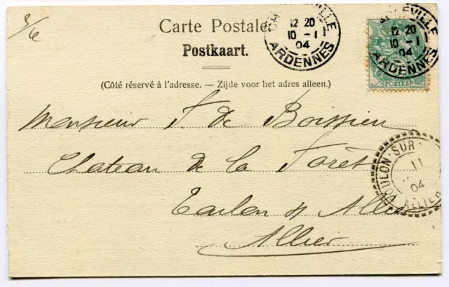 CPA - Cartes Postales - France - La Semois - Eplucheuse de Canadas - 1904 2