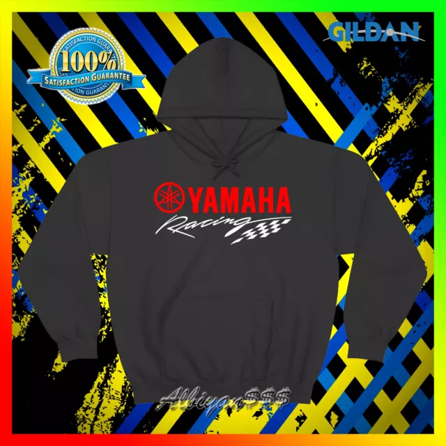 New Item Yamaha Racing Logo Men's Hoodie Sweatshirt Heavy Cotton Size S-5XL