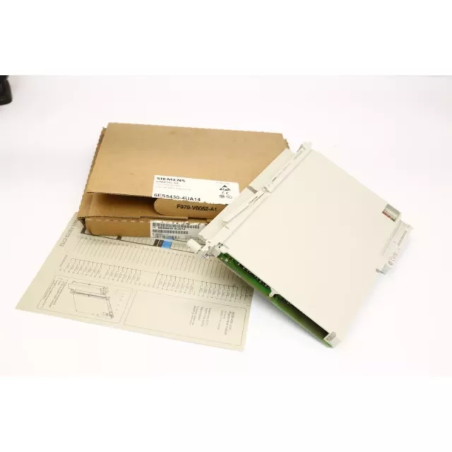 Siemens 6ES5430-4UA14 Digital Input module Open box (B481)