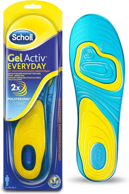 Scholl GelActiv Einlegesohlen Everyday für Freizeitschuhe von 40-46,5 – Einlagen