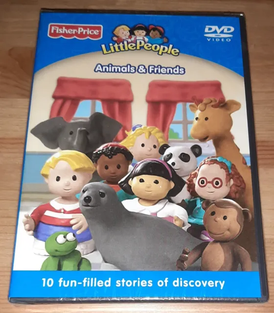 Fisher-Price Little People: Animals & Friends (DVD, NEW) 10 Fun-Filled Stories