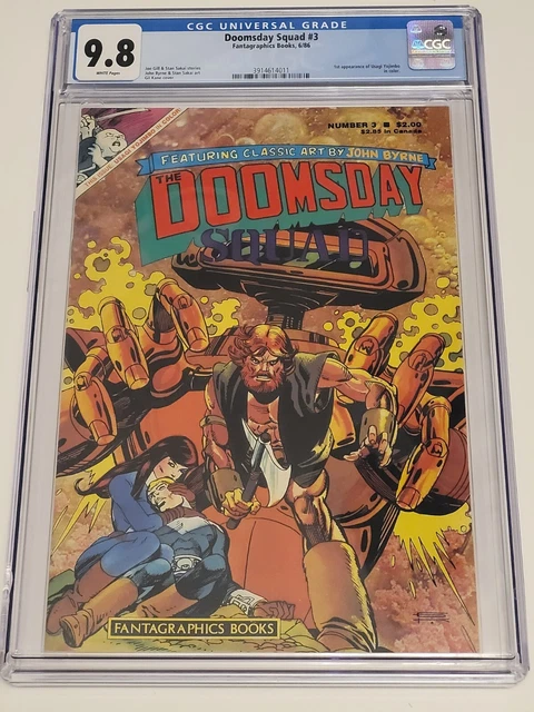 Doomsday Squad 3 CGC 9.8 1st Usagi Yojimbo in color! Sakai Fantagraphics 1986