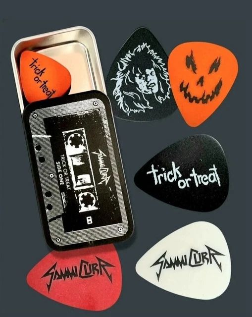 Trick Or Treat Movie 1986 Collector Guitar Pick Set Fright Rags Out Of Print