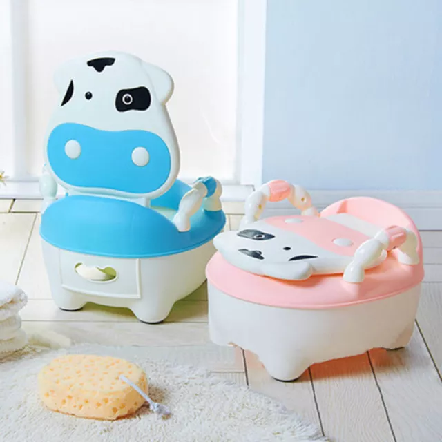 Training Potty Trainer Safety Kids Baby Toddler Toilet Cute Cartoon Seat Chair