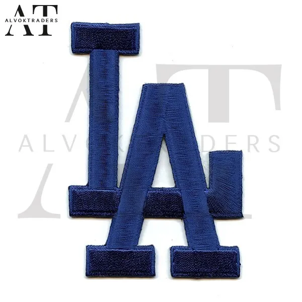 Los Angeles Dodgers L.A. Letter Solid Blue Sleeve Emblem Jersey Patch MLB Logo