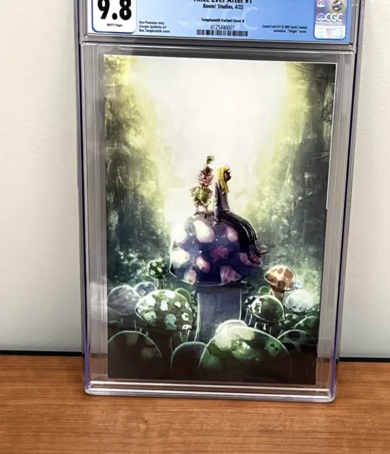 Alice Ever After #1 Templesmith variant cover B Boom! Studios CGC 9.8