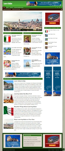 Learn Italiano Sito Web - Affiliates E Nuovo Dominio & Ssl Certificato