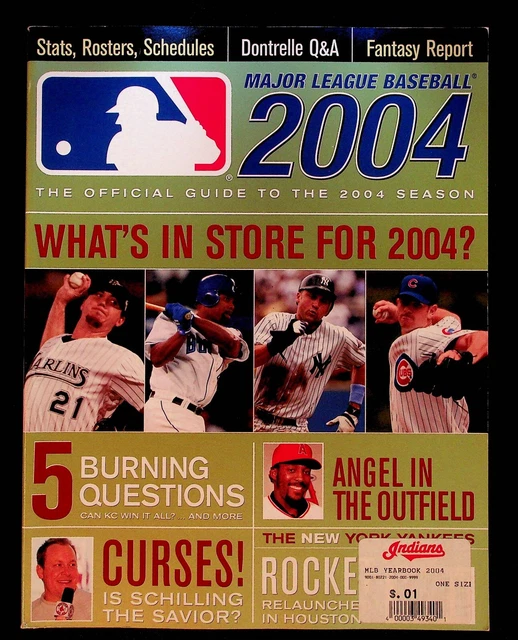 2004 MAJOR LEAGUE Baseball MLB Official Guide Book Stats Rosters