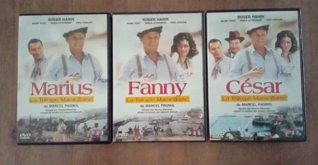 LA TRILOGIE MARSEILLAISE - CÉSAR MARIUS FANNY - 3 Films en DVD avec Roger HANIN