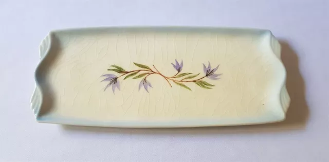 Vintage C1960'S Braemore Pottery Rectangular Serving Plate - Made In Australia