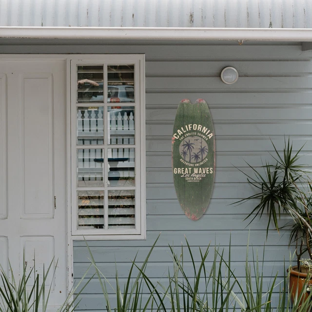 SUR MESURE Planche de surf effet vague de l'océan décorative - France
