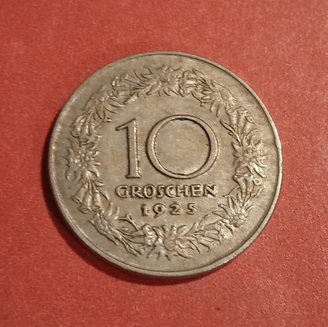 Austria  10 Groschen coin  1925 KM# 2347