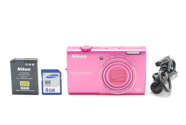 Nikon COOLPIX S60 ピンク Nikon Coolpix S6300 Pink Digital Camera 16.0 MP 10x Optical