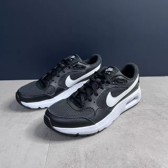 Nike Air Max SC Black White Shoes Size UK 5 New!